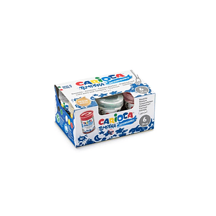 Tempera Frascos 6 Colores 25ml Carioca - Ps