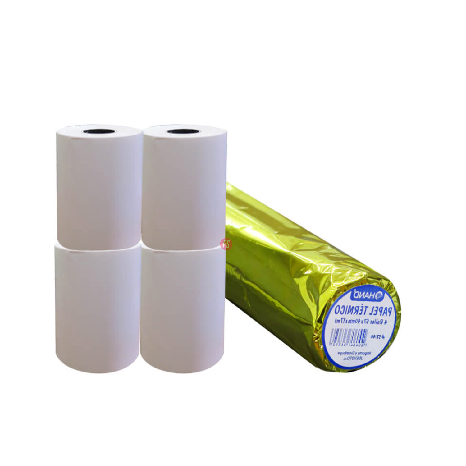 4 Rollos Papel Térmico 57×40mm 17mts Hand - PS - Miniatura 2