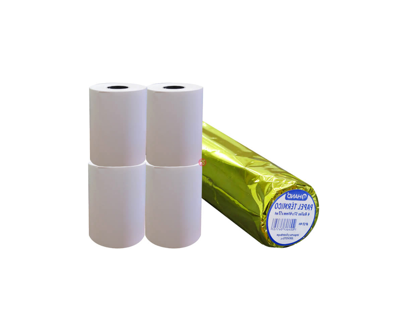 4 Rollos Papel Térmico 57×40mm 17mts Hand - PS 2