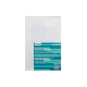 Bastidor Entelado 20x30cms 280grs - Ps