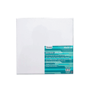 Bastidor Entelado 30x30cms 280grs - Ps