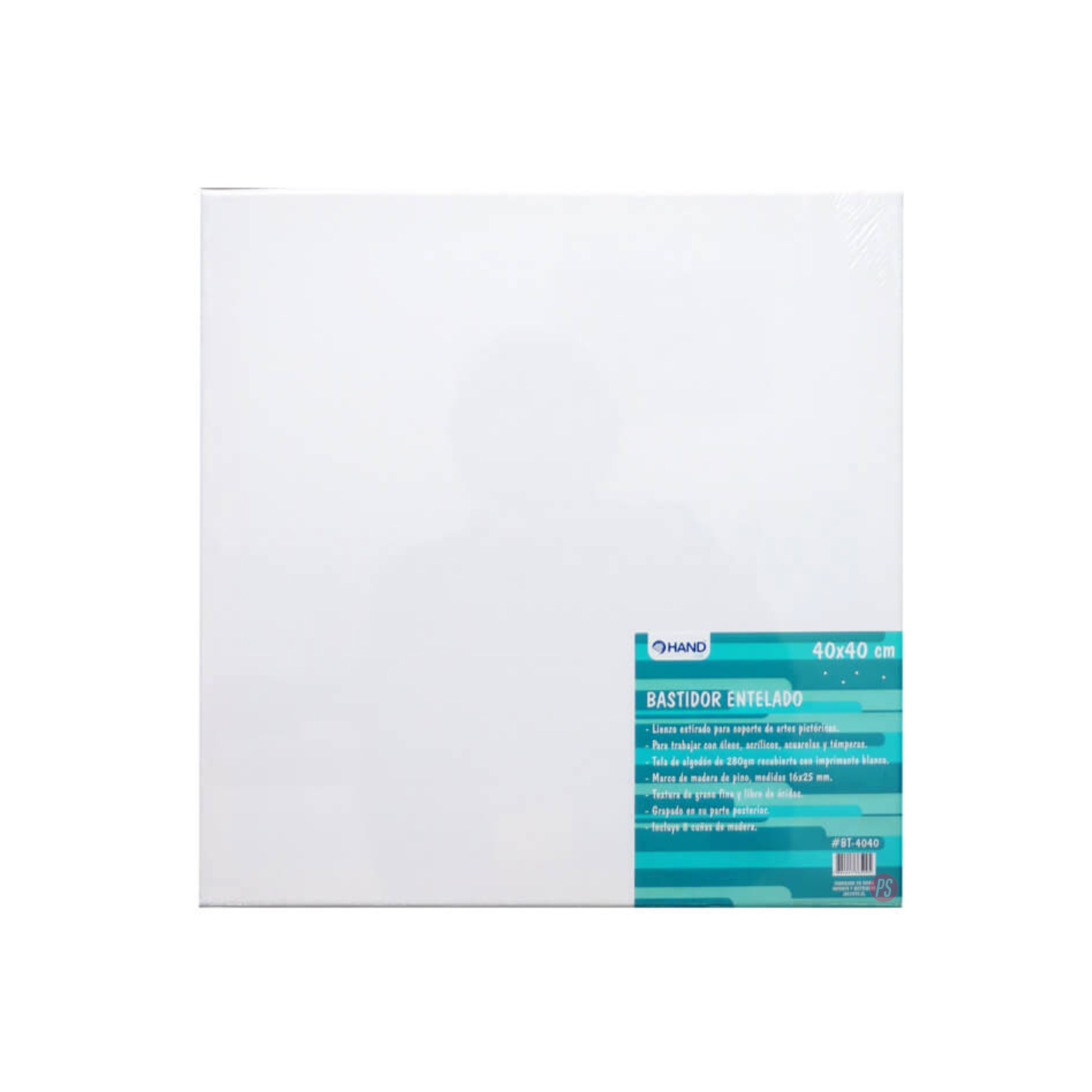 Bastidor Entelado 40x40cms 280grs - PS