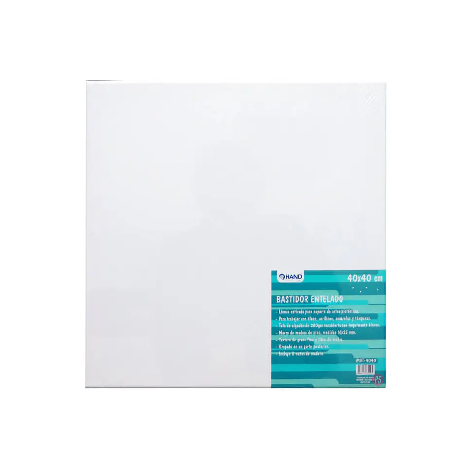 Bastidor Entelado 40x40cms 280grs - PS 1