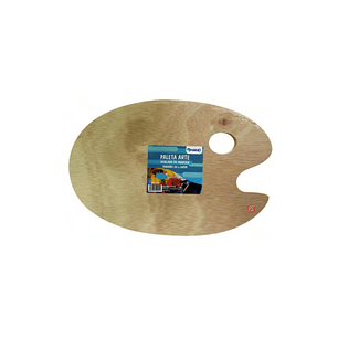 Paleta Mezcladora Madera Pintura 20x30cm - Ps