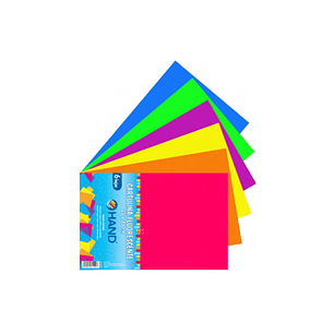 Pack 60 Hojas Cartulinas Fluorescente 25x35cms Colores - Ps