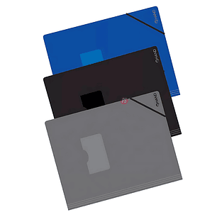 Pack 12 Carpetas Plásticas Elástico Oficio Colores - PS