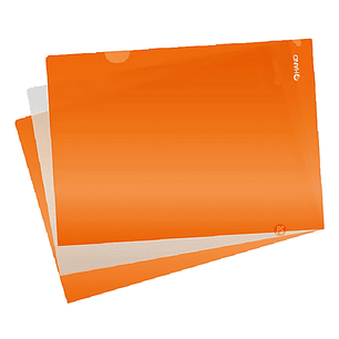 Pack 10 Carpetas Presentación Color Transparente Oficio - PS