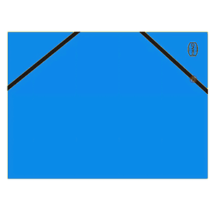 Pack 10 Carpetas Oficio Azul Solapa Y Elástico - PS