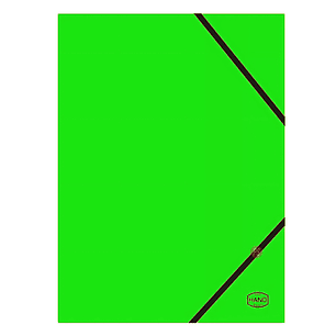 Pack 10 Carpetas Oficio Verde Solapa Y Elástico - PS