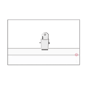 Pack 50 Credenciales 90x55mm Apretador Y Alfiler - PS