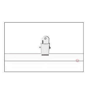 Pack 50 Credenciales 90x55mm Apretador Y Alfiler Negro - PS