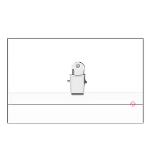 Pack 50 Credenciales 90x55mm Apretador Y Alfiler Negro - PS