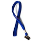 Pack 100 Cintas Porta credencial Azul Apretador Metal - PS - Miniatura 2