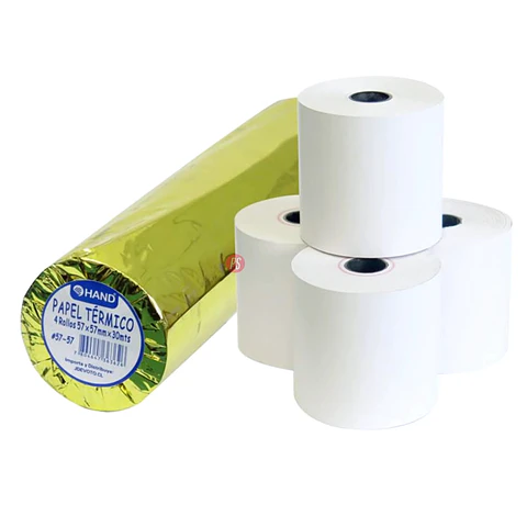 Pack 4 Rollos Papel Térmico 57mm x 30mt - PS
