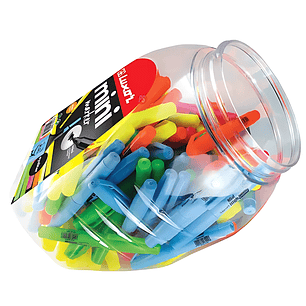 Balde 100 Destacadores Mini Highlighter Luxor Colores - PS