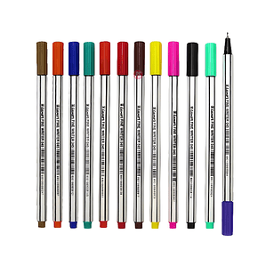 Pack 10 Lápices Tiralíneas Fine-Writer Luxor Colores - PS