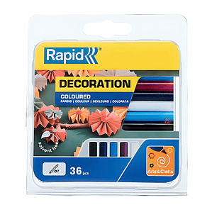 36 Barras De Silicona de Colores 7mm x 90mm - PS