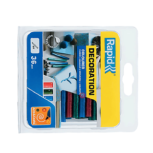 36 Barras De Silicona Glitter 7mm X 90mm  Colores - PS