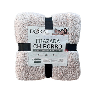 Frazada Chiporro Two Tones 1.5 Plazas Colores Claros - PS