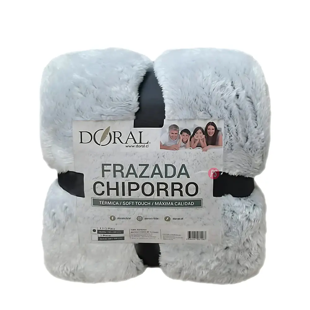 Frazada Chiporro Two Tones 1.5 Plazas Tonos Claros - PS 2