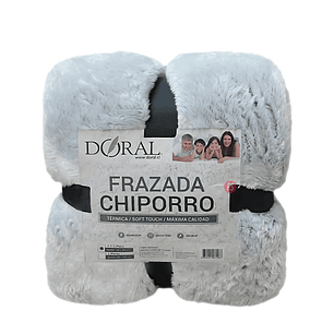 Frazada Chiporro Two Tones 1.5 Plazas Colores Claros - PS
