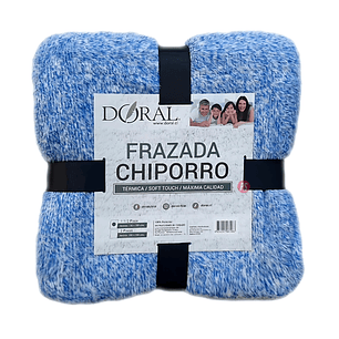 Frazada Chiporro Two Tones 1.5 Plazas Colores Oscuros - PS