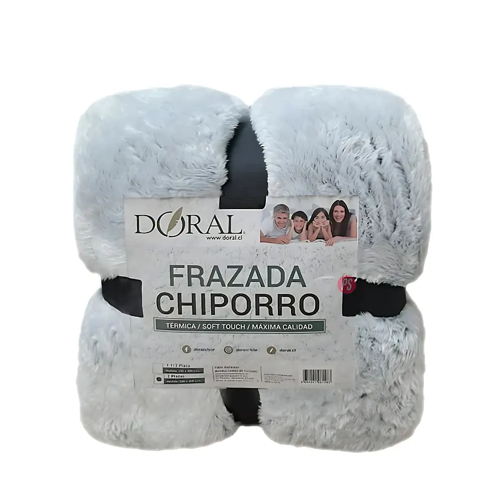 Frazada Chiporro Two Tones 2 Plazas Tonos Claros - PS 2