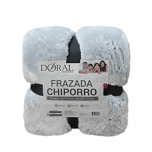 Frazada Chiporro Two Tones 2 Plazas Colores Claros - PS