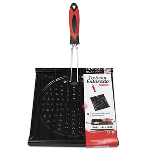 Tostador De Pan Enlozado Con Mango Silicona - PS