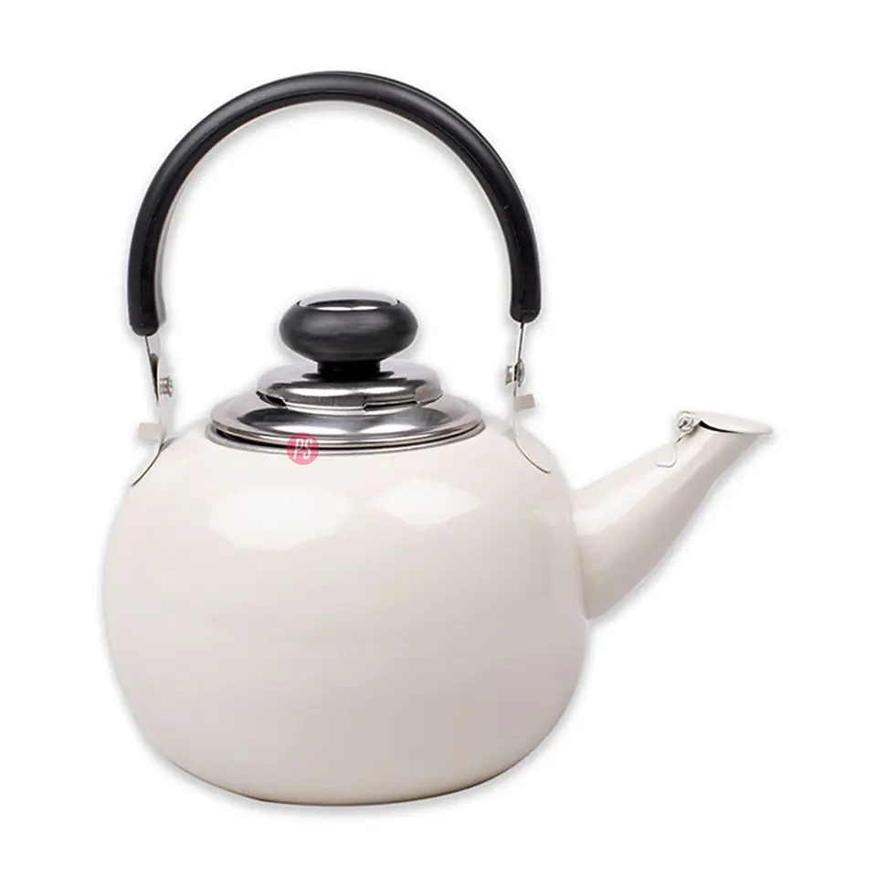 Tetera De Acero Inoxidable 800ml Color Marfil - PS 4