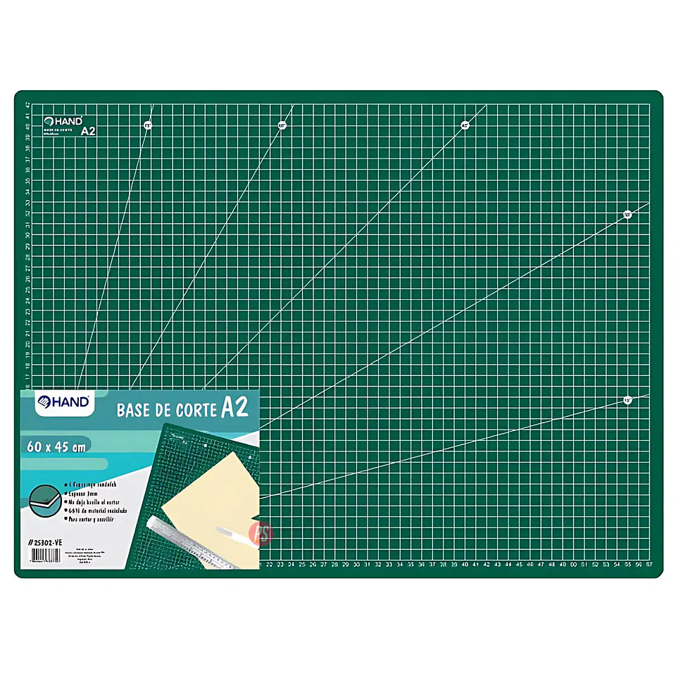 Base De Corte A2 60x45cm 3mm Verde - PS 1