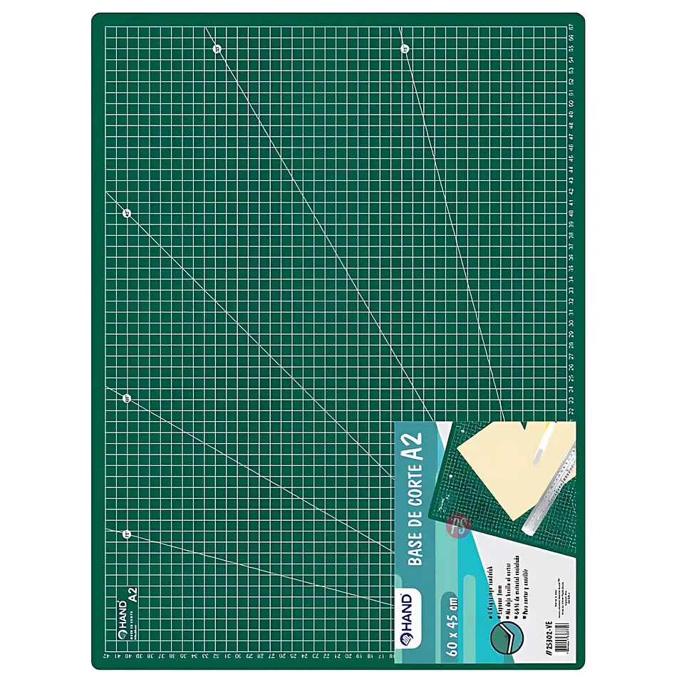 Base De Corte A2 60x45cm 3mm Verde - PS 2