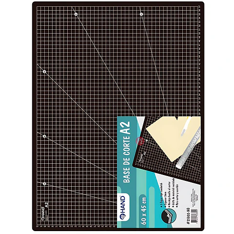 Base De Corte A2 60x45cm 3mm Negro - PS