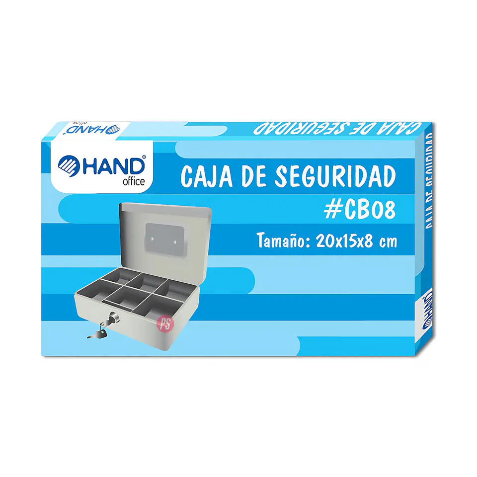 Caja De Seguridad 8 Pulgadas 20x16x8cm - PS 2