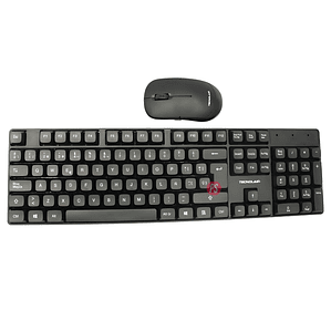 Kit Teclado + Mouse Inalámbrico 2.4G Ergonómico - PS