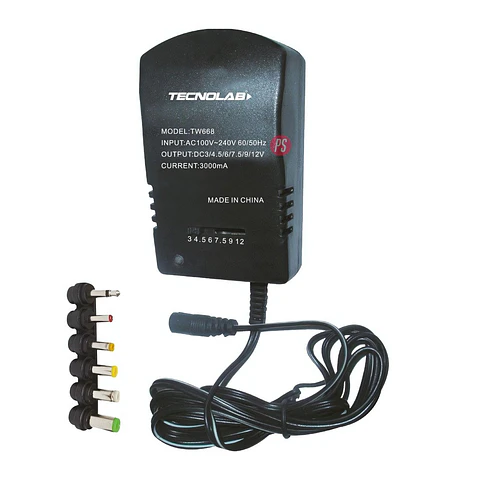 Adaptador Universal De Corriente 3V-12V 36W - PS