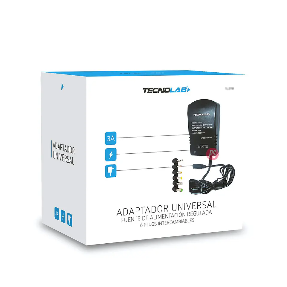 Adaptador Universal De Corriente 3V-12V 36W - PS 2