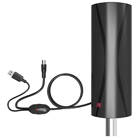 Antena TV Digital 25-30dB Amplificada Cable 5mts - PS