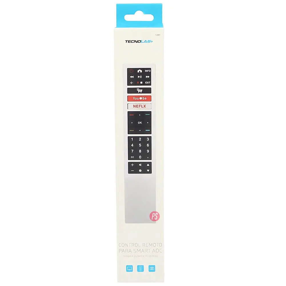 Control Remoto TV Compatible Para AOC Smart TV - PS 2