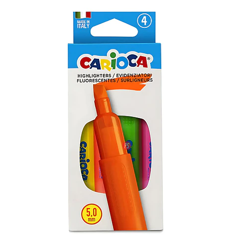 Destacadores 4 Colores Carioca - PS