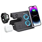 Cargador Inalámbrico QI Plegable 3 en 1 Carga Rápida - PS - Miniatura 1