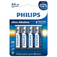 4 Pilas Alcalinas AA Blíster Philips LR6E4B - PS - Miniatura 1