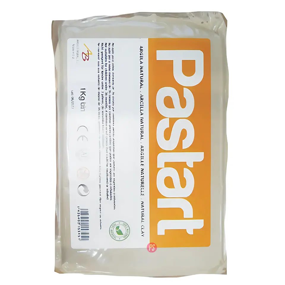 Arcilla Blanca De Cocción 1 Kg - PS 2