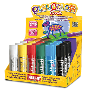 Display 30 Temperas Sólidas Expositor Colores Surtidos - PS