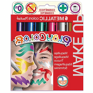 Pinta Caritas 6 Colores Metalizados - PS