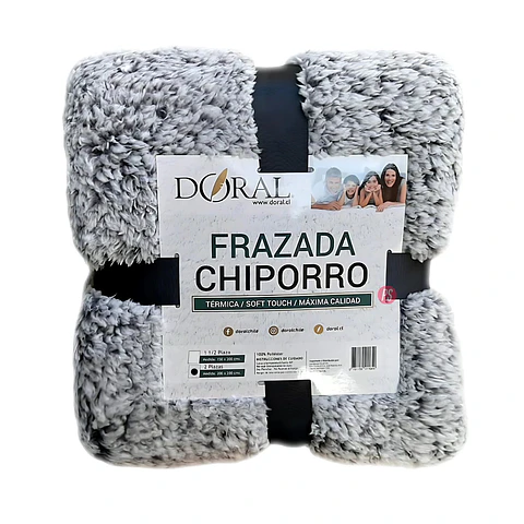 Frazada Chiporro Two Tones 2 Plazas Tonos Oscuros - PS