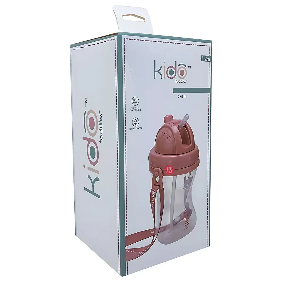 Botella Toma Jugo Toddler 280ml Niños Colores Kido - PS 8