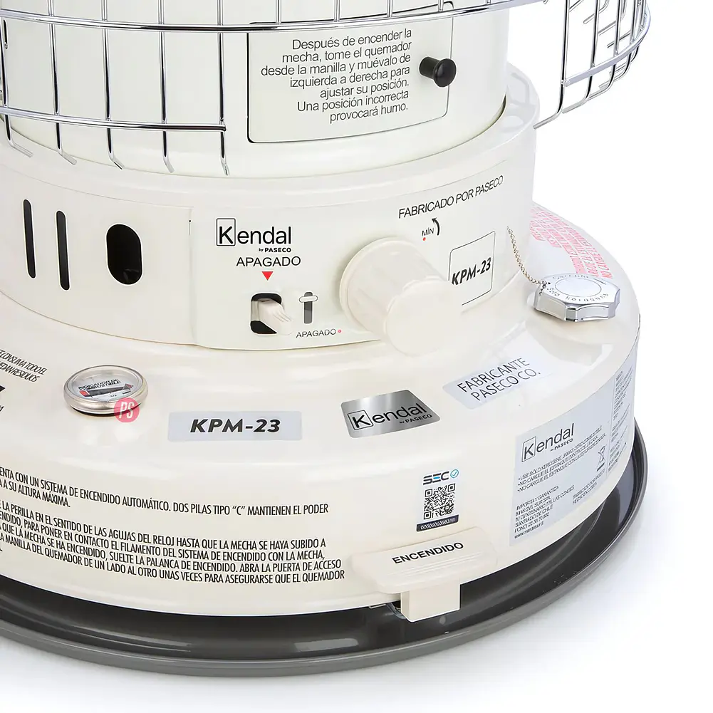 Estufa Parafina KPM-23 Blanco Kendal 6.0 kW - PS 2