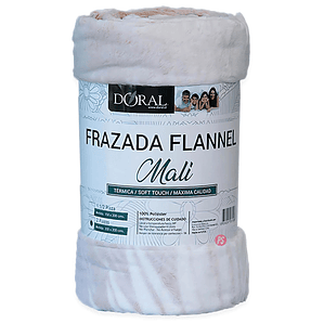 Frazada Flannel Mali 2 Plazas Tonos Rosas Doral - PS