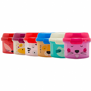 Porta Snack Infantil Kido Diseño Animales Hermético - PS